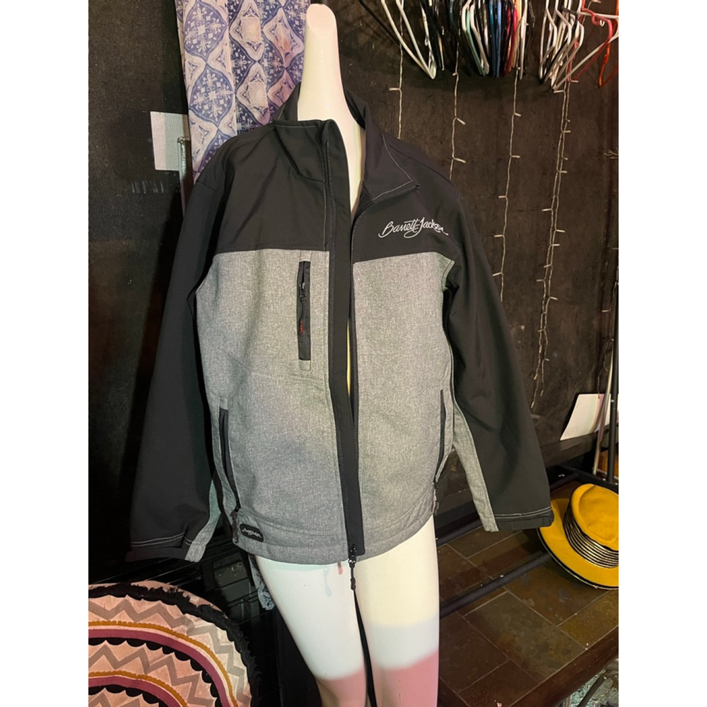Men's Barrett-Jackson Jacket S Gray Black
